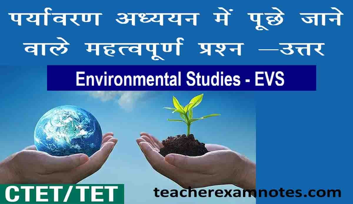 evs-important-question-ctet
