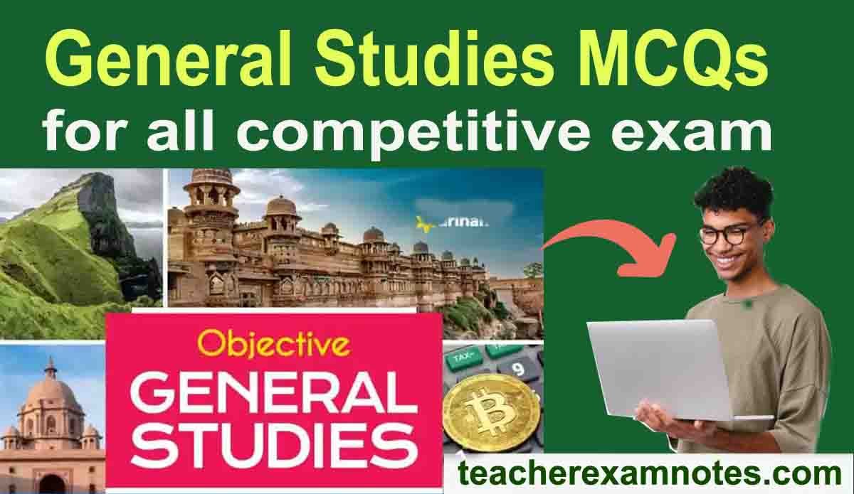 General studies mcq for competitive exams