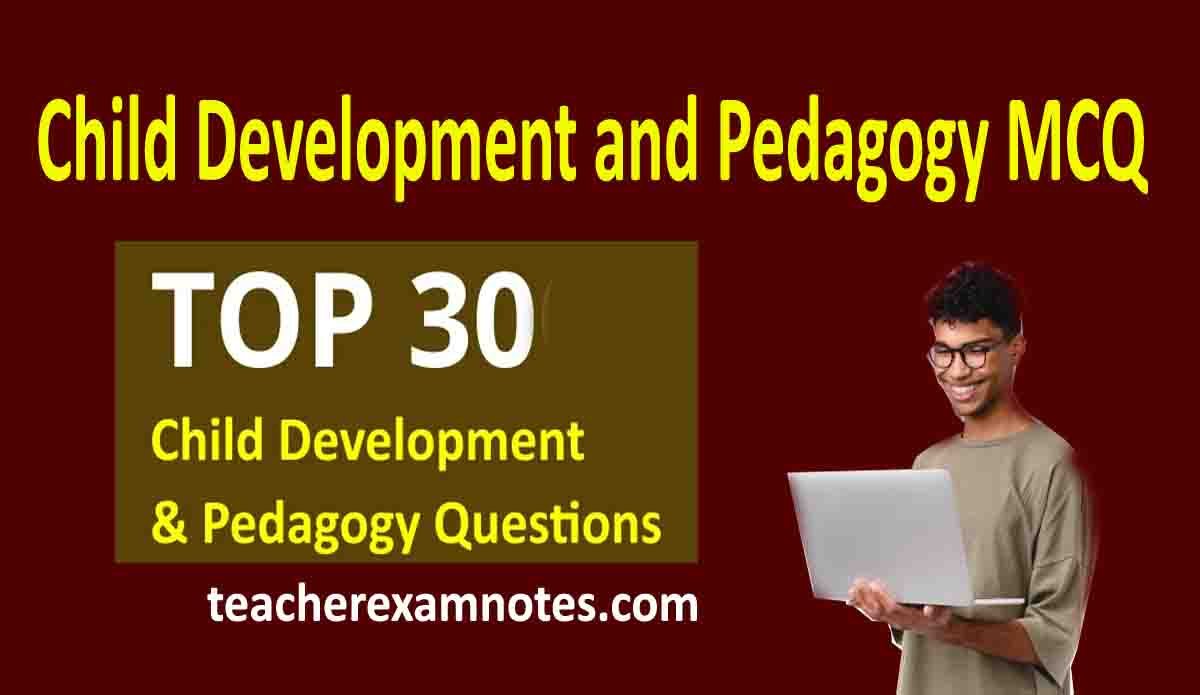 CTET MCQ'S on Learning and Pedagogy