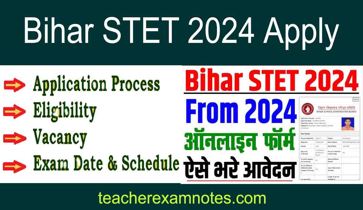 Bihar STET 2024 Notification Out
